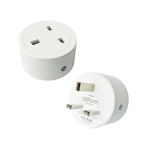 Athom UK WiFi Smart Plug Outlet