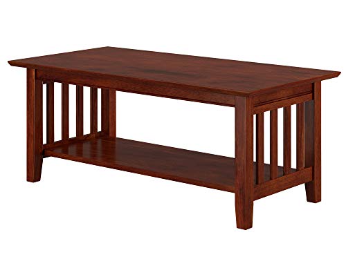 Atlantic Furniture AH15204 Mission Coffee Table, Walnut