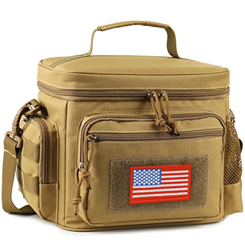 ATRIPACK Lunch Box for Men - Tactical Lunch Bag with Insulation and MOLLE Webbing
