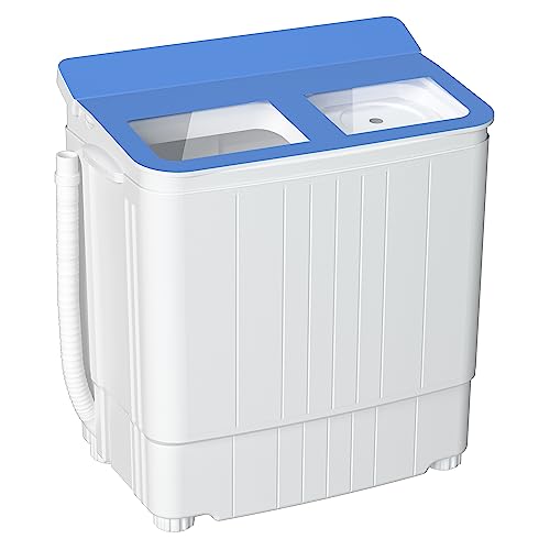  Portable Washing Machine, Mini Foldable Bucket Washer and Spin  Dryer for Camping, RV, Travel, Small Spaces, Lightweight and Easy to Carry  (Blue) : Appliances