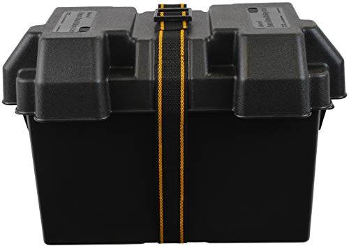 Attwood 9067-1 Marine Boat Battery Box - Acid-Resistant Power Guard Series