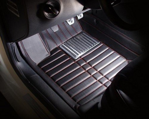 AudelTech Mitsubishi Floor Mats & Car Mats - Full Surrounded Floor Liner (Black)