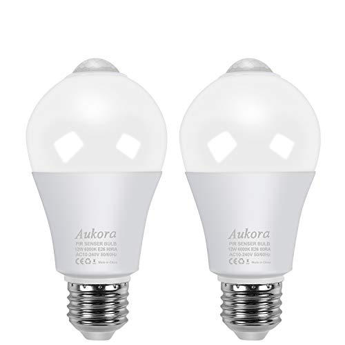 Aukora Motion Sensor Light Bulbs
