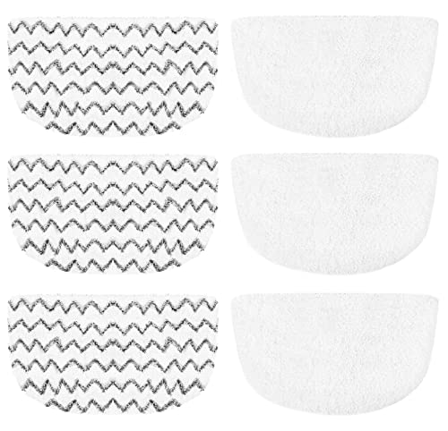 Aunifun Washable Steam Mop Pads Replacement for Bissell Powerfresh