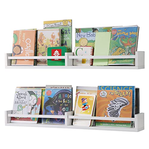 Austin yan Floating Wall Bookshelf for Nursery