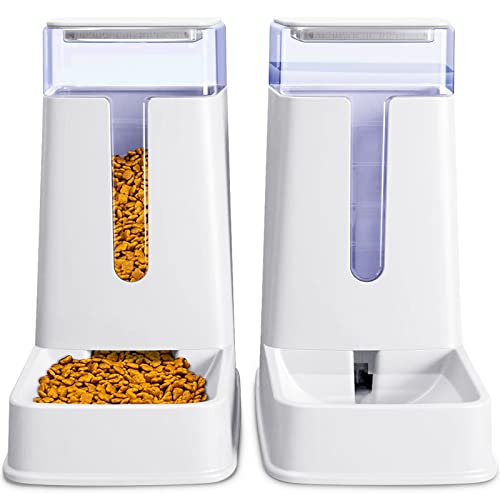 Automatic Cat Feeder and Water Dispenser Set