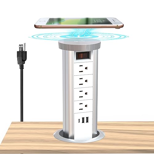 Automatic Hidden Recessed Surge Protector Power Strip