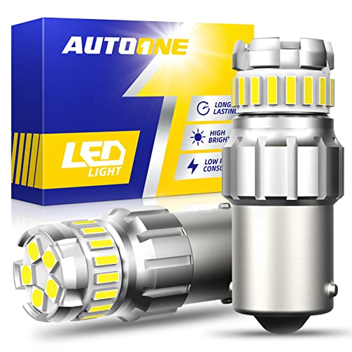 AUTOONE 1156 LED Bulb - Ultra-Bright LED Replacement for Vehicle Lights