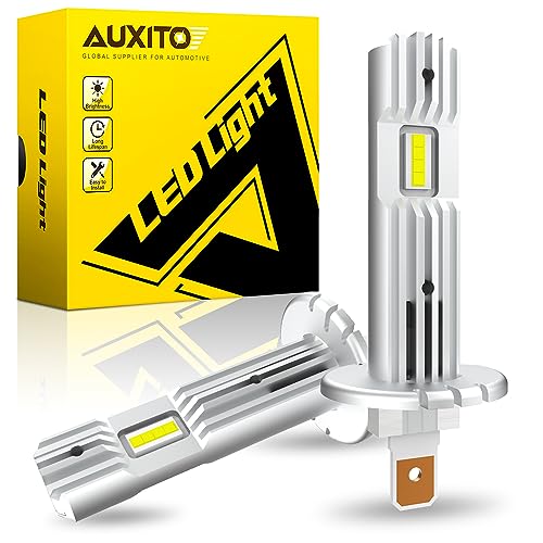 AUXITO 500％ Brighter 6500K White H1 LED Bulb 2 Pack