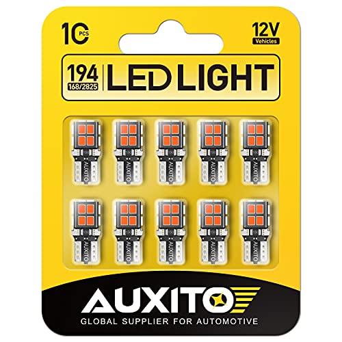 AUXITO LED Red Light Bulb Pack of 10