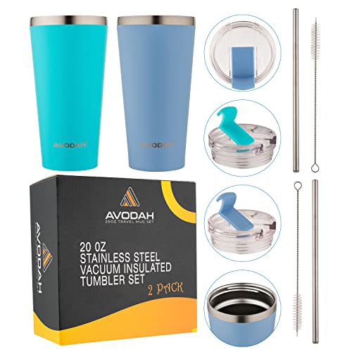 AVODAH 20 oz Tumbler With Lid and Straw