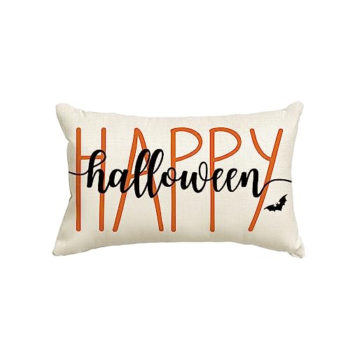 Kigley 2 Pcs Halloween Throw Pillows Decorative Spooky Pillows for Sofa Bed  Couch Stuffed Halloween Pillow for Party Outdoor Home Decorations Ghost