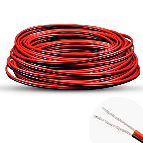AWSOM 20AWG Electrical Wire - 50ft, Red