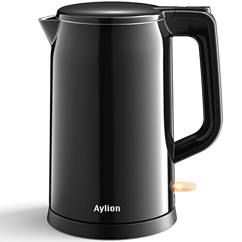 Aylion Electric Kettle - Stainless Steel Interior, Fast Heating, BPA Free