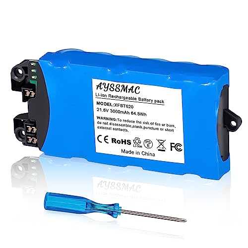 Ayssmac 3000mAh Replacement Battery for Shark Cordless Vacuum Cleaners