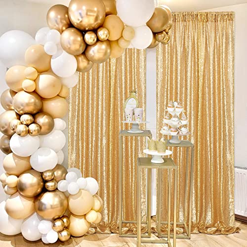 B-COOL Gold Sequin Backdrop Curtain