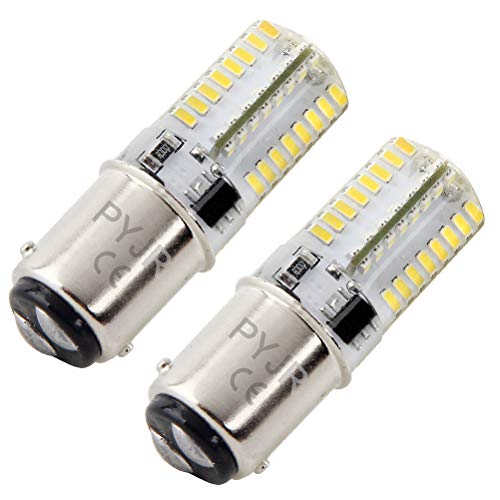 PYRJIN 12V White LED Bulb - Waterproof for Marine, RV Interior, Camper (2-Pack)