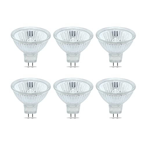 Lumenivo 12V MR16 Halogen Landscape Light Bulbs - 6 Pack