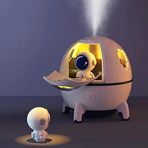 Mini Space Capsule Baby Humidifier with Nightlight and Diffuser