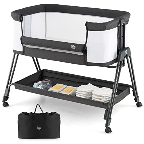 BABY JOY Bassinet Bedside Sleeper - Safe Co-Sleeping Solution