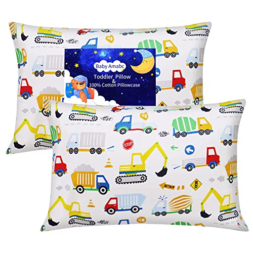 Baby Toddler Pillow Cases: Soft Cotton Cover Set for Kids & Travel Pillows