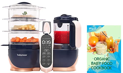 BabyMoov Duo Meal Station: 6-in-1 Touchscreen Baby Food Processor