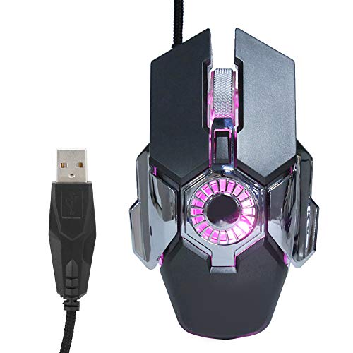 Backlit Ergonomic Mouse with Fan