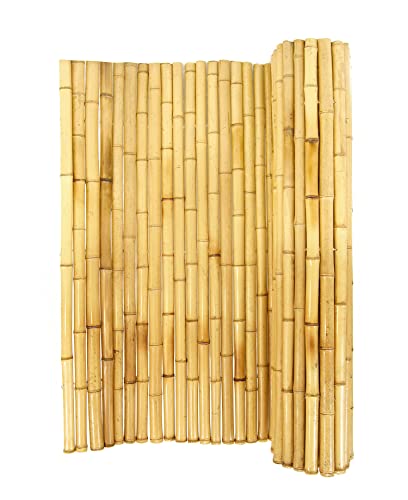 Backyard X-Scapes Bamboo Decorative Rolled Fence Panel