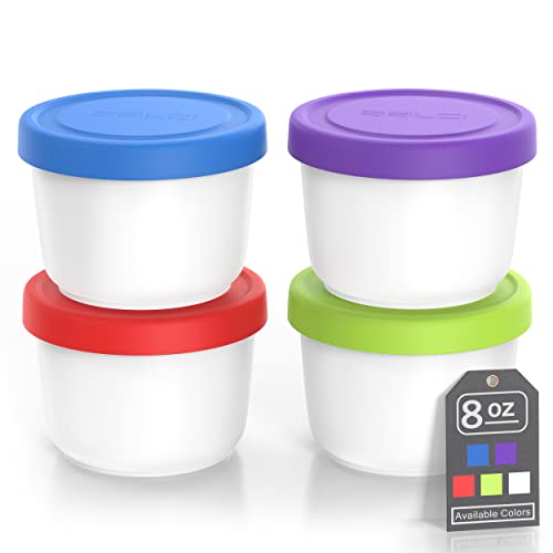 Starpack Home Ice Cream Freezer Storage Containers Set of 2 with Silicone Lids