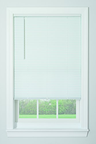 Bali 1" Vinyl Cordless Blind, White - Perfect for Homes with Children or Pets