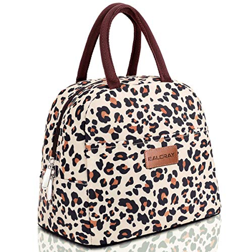 Leopard Insulated Lunch Bag for Work, Picnic or Travel