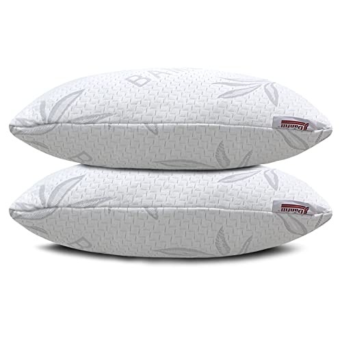 Bamboo Standard Pillows - Cooling Shredded Memory Foam Pillows
