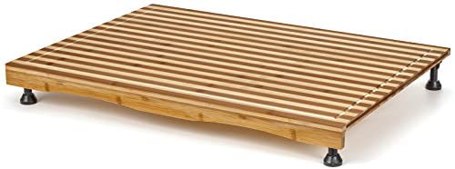 Bamboo Stovetop Cover & Countertop Cutting Board by Lynicon