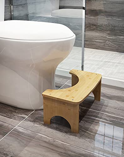 Bamboo Toilet Stool for Adults