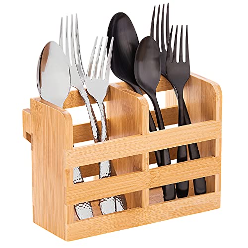 Bamboo Utensil Holder