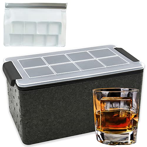 Bangp Clear Ice Cube Maker - Crystal Clear Ice Cubes for Cocktails