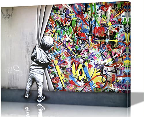 Banksy Wall Art Canvas Prints - Street Art Decor for Living Room & Bedroom