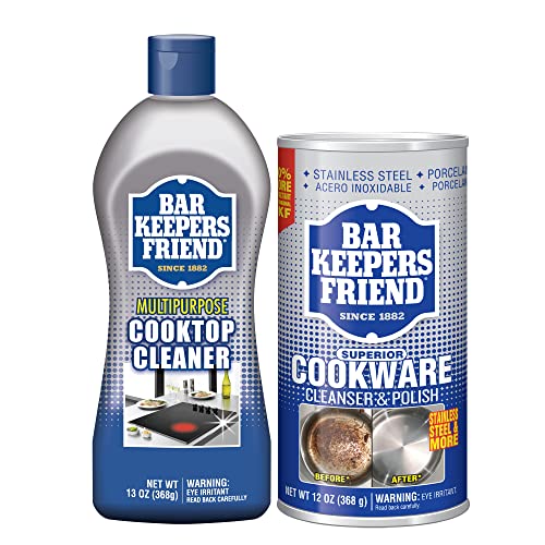 Bar Keepers Friend Cooktop Cleaning Bundle