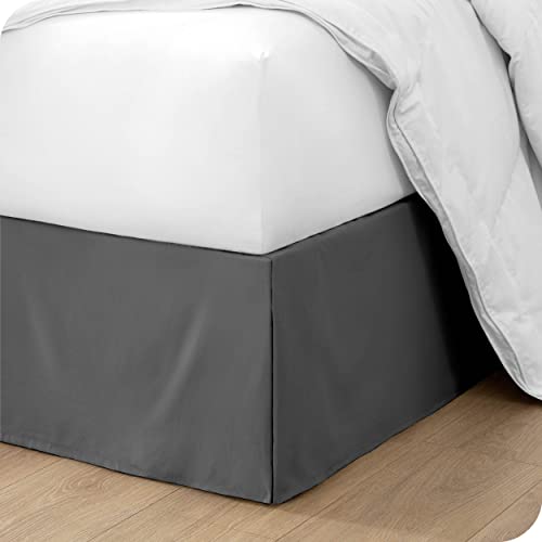Bare Home Pleated California King Bed Skirt