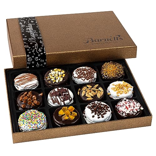 Barnetts Birthday Gifts For Women & Men, Gourmet Chocolate Covered Cookies