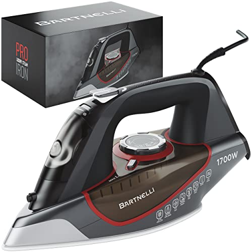 Bartnelli Pro Luxury Steam Iron: Powerful Technology, Premium Quality, 1700W