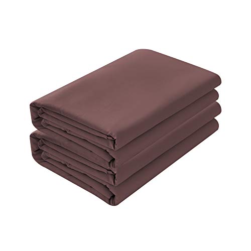 Basic Choice 2-Pack Flat Sheets- Twin, Brown