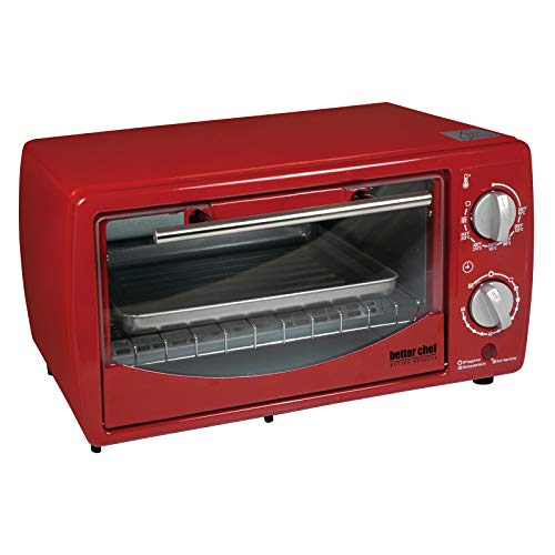 Basic Toaster Oven - 4-Slice - Red
