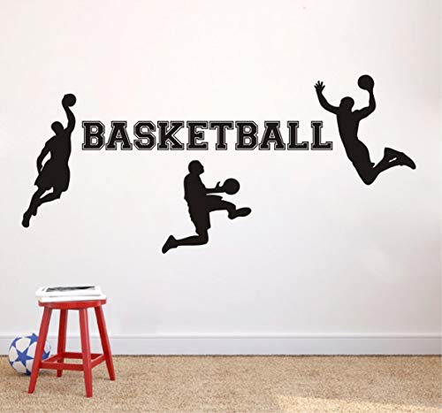 Basketball Player Vinyl Wall Decal for Boys Room