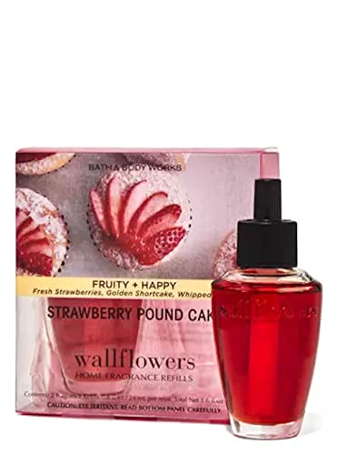 Bath & Body Works Strawberry Pound Cake 2-Pack Home Fragrance Refills