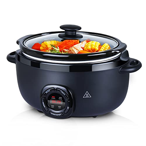 bathivy Electric Oval Programmable Slow Cooker - 7 Quart