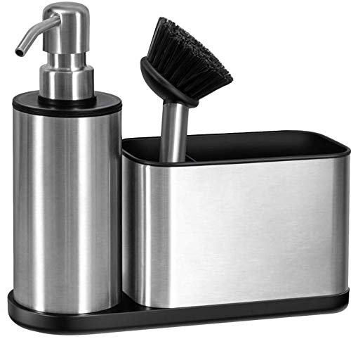 Bathroom Dish Soap Dispensers with Caddy
