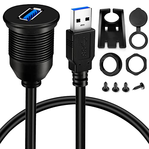 BATIGE USB 3.0 Car Flush Mount Cable