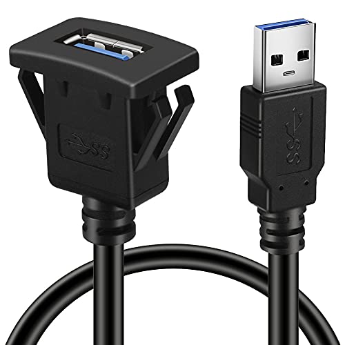 BATIGE USB 3.0 Flush Mount Extension Cable
