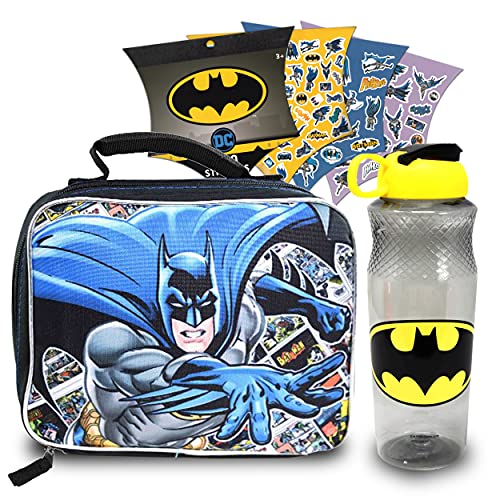 Batman Lunch Bag and Bottle Bundle